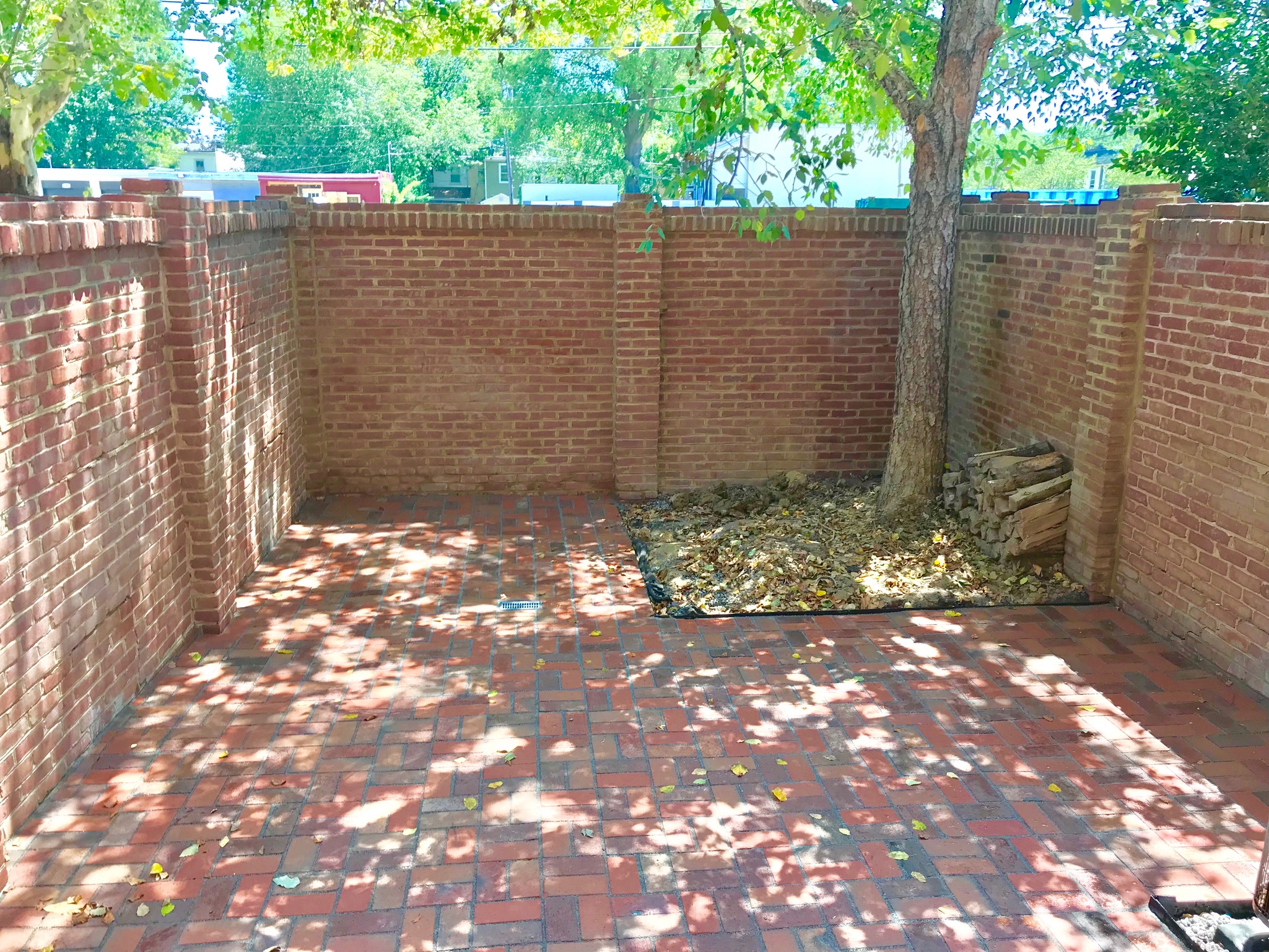 Old Town Brick Permeable Patio Redesign